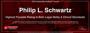 Martindale Hubbell Award 2023 Philip L. Schwartz